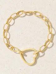 [Jennifer Meyer] Jennifer Meyer - Medium Edith Open Heart 18-karat Gold Bracelet - One size One size Gold