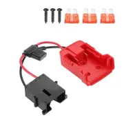 Battery Adapter Converter for 18V Battery with Wire Harness Connector, 8pcs,Red