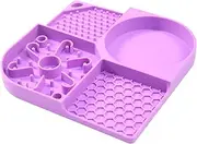Domary Pet Lick Mat Dogs Cats Licking Mats with Suction Cups Silicone Lick Pad for Bathing Grooming