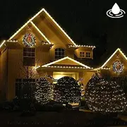 10m 100 LEDs 12V Low Voltage String Lights High Power LED 1 x 12V 2A Adapter Warm White White Blue Waterproof Decorative Outdoor Waterproof Garden Lights