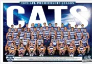 2023 geelong cats team POSTER,AFL FOOTBALL PREMIERS,SWANS,Geelong cats,1