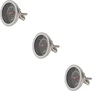 HOLIDYOYO 3 Pcs Stainless Steel BBQ Oven Thermometer Cooking Thermometer Temperature Probe 100-350℃ Accuracy