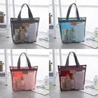 Durable Large Handbag Mesh Tote Bag Summer Beach Bag Towels