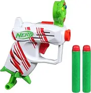 NERF Elite 2.0 Jolly Dash Blaster, 2 Elite Darts, Pull to Prime, Winter Toy Foam Blaster for 8 Year Old Boys & Girls