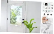 Door Curtains for Door Window, French 25"W x 40"L (Pack of 1) Greyish White