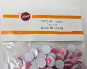 144 Zims 12mm Round Pink Paste Glue On Moving Wiggle Googly Plastic Eyes Crafts