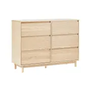 Cooper & Co. Emerson 120cm Chest of 6 Drawers Natural