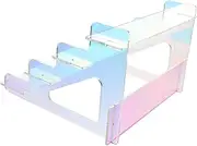 FUTUREORYY Tier Acrylic Display Rack Perfume Tray Organizer Cupcake Dessert Stand Desktop Display Riser for Home Store
