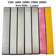 Diamond Kitchen Knife Sharpening Stone Rx008 Rx009 Sharpener Edge 150mmx20mm Set