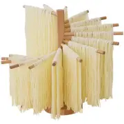 Wooden Pasta Drying Rack Stand Dryer Spaghetti Hanging Rack Collapsible∫