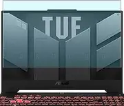 Puccy Anti Blue Light Tempered Glass Screen Protector Film, compatible with ASUS TUF Gaming A15 (2023) FA507XI 15.6" Laptop (Active Area Cover Only) Protective Protectors Guard