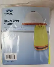 Pyramex Hi-vis Yellow Hard Hat Neck Shade Fits Cap Style and Full Brim Hard Hats