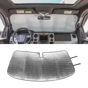 Window Windshield Sunshade Blocks UV Visor Protector Cover For Ford F150 2009-14 (for: Ford)