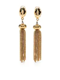 在飛比找Farfetch優惠-Goossens tassel clip-on earrin