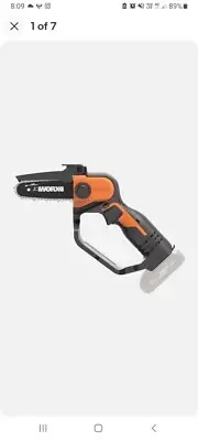 WORX 20V Cordless Pruning Chainsaw,12cm, Skin (Battery Charger sold separately)