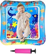 Water Sensory Mat - Animals Chill Pad | Summer Cat Water Pad Sensory Pads | Baby Crawling Mat | Foldable Washable Interactive Sensory Mats for Animal Pet Puppy Water Play Indoor Outdoor Summer