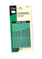 Dritz Embroidery Needles Sizes 1/5