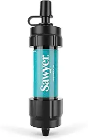 Sawyer Products SP340 Mini Water Filtration System, Filter and Cleaning Plunger only, Single, Teal