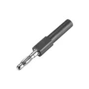 4mm Male to 2mm Female Banana Speaker Plug Black Cable Connector Jack Connector