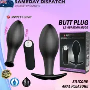 Vibrating Anal Plug with Beads - Prostate Massager & Butt Vibrator Adult Sex Toy