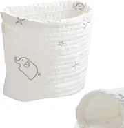 Baby Bedside Bag, Baby Nappy Holder, Bunk Bed Organizer, Non-Slip Design, Multi-Pocket Storage, 21x20cm for Toy Organization, Diaper Storage, Nursery Organization,