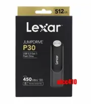 Lexar 512GB USB Flash Drive USB3.2 P30 Jumpdrive Read 450MB/s