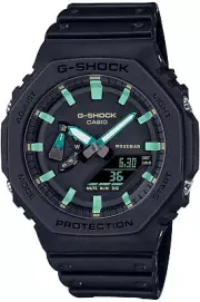 CASIO Watch - GA-2100RC-1AER for Male Black in Carbon fiber