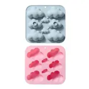 8 Cavity Clouds Shaped Fondant Cake Decorating Silicone Mold Chocolate Mold