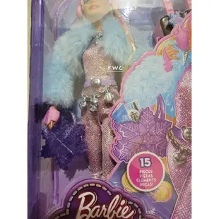 MATTEL BARBIE Extra Fly 正版 美泰 芭比娃娃 冰雪主題旅行服裝 SNOW #hpb16