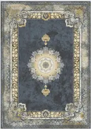 Mash 723512 Traditional Persian Area Rug Grey