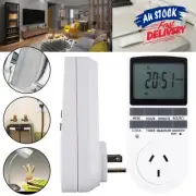 Timer Switch 240V Day Week Socket Power Electric Automation LCD Digital Display