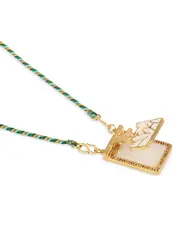 Caroline De Benoist Sesame Butterfly Thread Necklace, 25.6