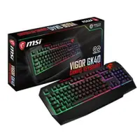 在飛比找蝦皮購物優惠-聯 MSI 微星 Vigor GK40 RGB防潑水電競鍵盤