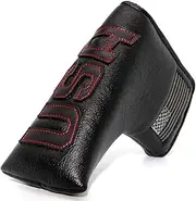 Golf Putter Cover Blade,Mallet Putter Covers Golf Club Head Covers Putter Headcover for Blade Mallet Leather Golf Putter Head Covers with Magnetic for Odyssey 2 ball Scotty Cameron Taylormade Callaway