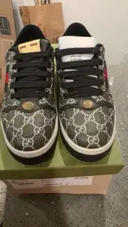 Men’s Gucci Screener Sneaker Gucci Sz 7 Comes With Box & Dustbag Brand New