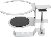 SWOOMEY Headphone Hanger with Cup Holder Under Desk Headset Mount Punch Design Lightweight and Portable Convenient Storage for Headphones and Cups