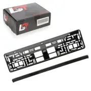 Number Plate License Plate Bracket Black High Gloss 520x110mm for Alfa Romeo