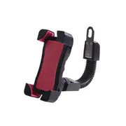 2 Pcs Universal 360 Degrees Free Rotation Abs Motorcycle Phone Bracket Mountain Bike Navigation Bracket Gps/Mobile Holder