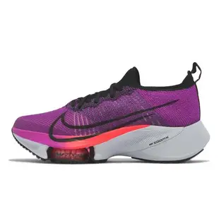 Nike 慢跑鞋 Air Zoom Tempo Next% FK 女鞋 螢光紫 路跑 氣墊 運動鞋 CI9924-501 [ACS 跨運動]