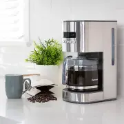 Kenmore 12-Cup Programmable Drip Coffee Maker with Timer, Auto Shut-Off, Silver