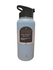 Danskin 32 oz Insulated Water Bottle with Chug Lid -Reusable Leak Proof Hot Cold