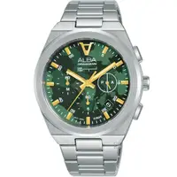 在飛比找PChome24h購物優惠-ALBA 雅柏 迷彩軍風計時腕錶-VD53-X380G(AT