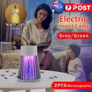Electric UV Mosquito Lamp Fly Trap Insect Bug Zapper Catcher Mozzie +LED Light