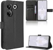 Cover Compatible with Tecno Camon 20 4G,Compatible with Tecno Camon 20 Pro 4G Flip Stand Card Slot Phone Case Black