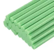 30pcs Mini Hot Glue Gun Sticks 8" x 0.27" for Glue Gun, Deep Green