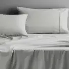 Sheridan KING Bed Cloud Grey Flannelette Sheet Set. Cotton Flannelette Sets