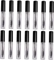 PLAFOPE 1 Set Refillable Empty DIY Mascara Tubes with Funnels Compact Eyelash Containers for Makeup Artists and Daily Use Leak Design for Travel
