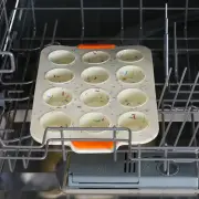 Muffin Baking Tray Convenient Smooth Edges 12 Grids Fashion Bakeware Muffin