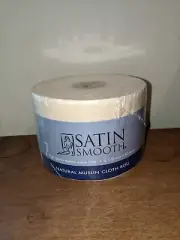 Wax Strips, Cloth, Natural Muslin Cloth Roll by Satin Smooth Waxing