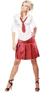 Sassy Student Adult Womens Costume COME ON SPANK ME! NAUGHTY MINDS